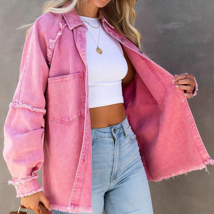 Athena Vibrant Denim Jacket