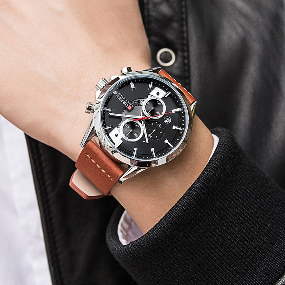 Curren Luxe Leather Watch