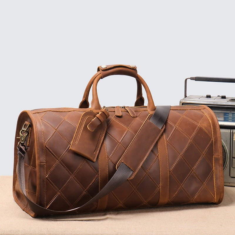 Parker Vintage Genuine Leather Duffle Bag
