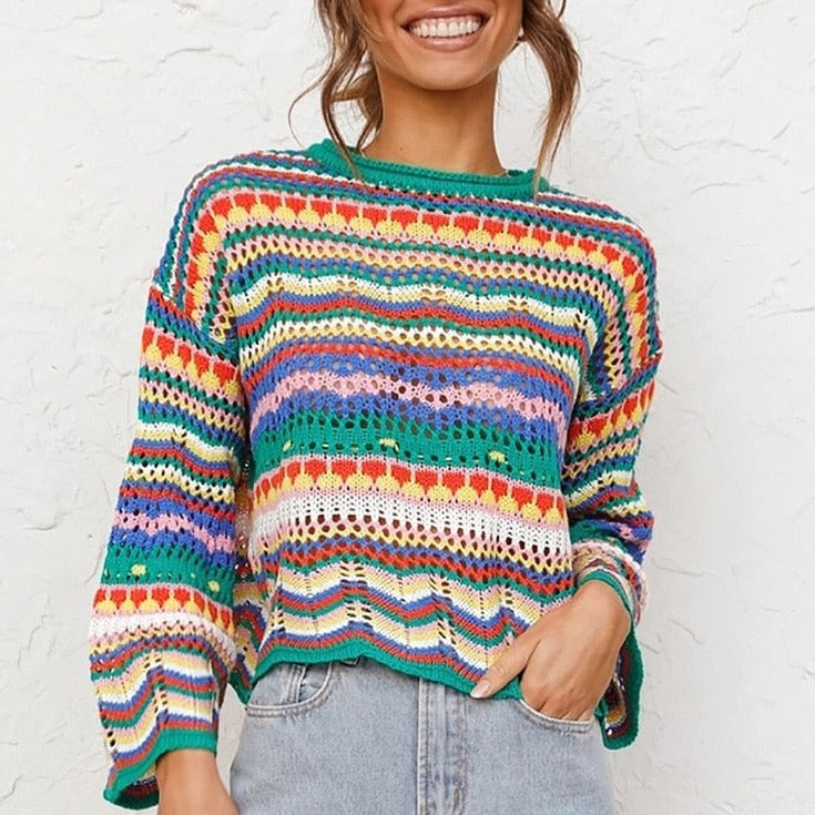 Emilia-Calou Knitted Boho Sweater