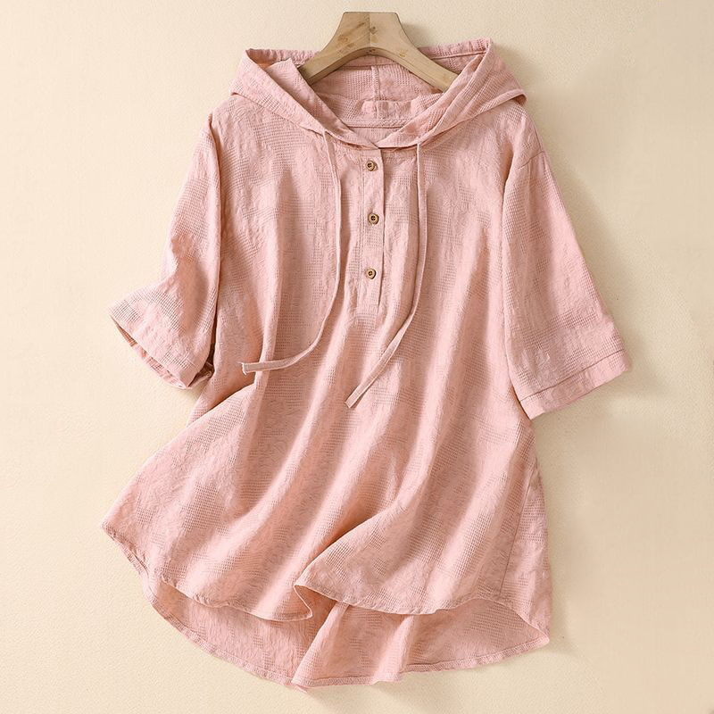 Riley Relaxed Fit Linen Hoodie