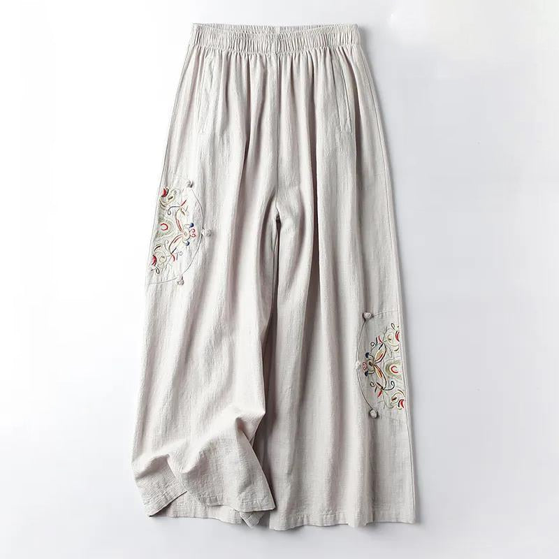 ARMONIA-SETOSA LITEBREEZE™️ LINEN PALAZZO PANTS