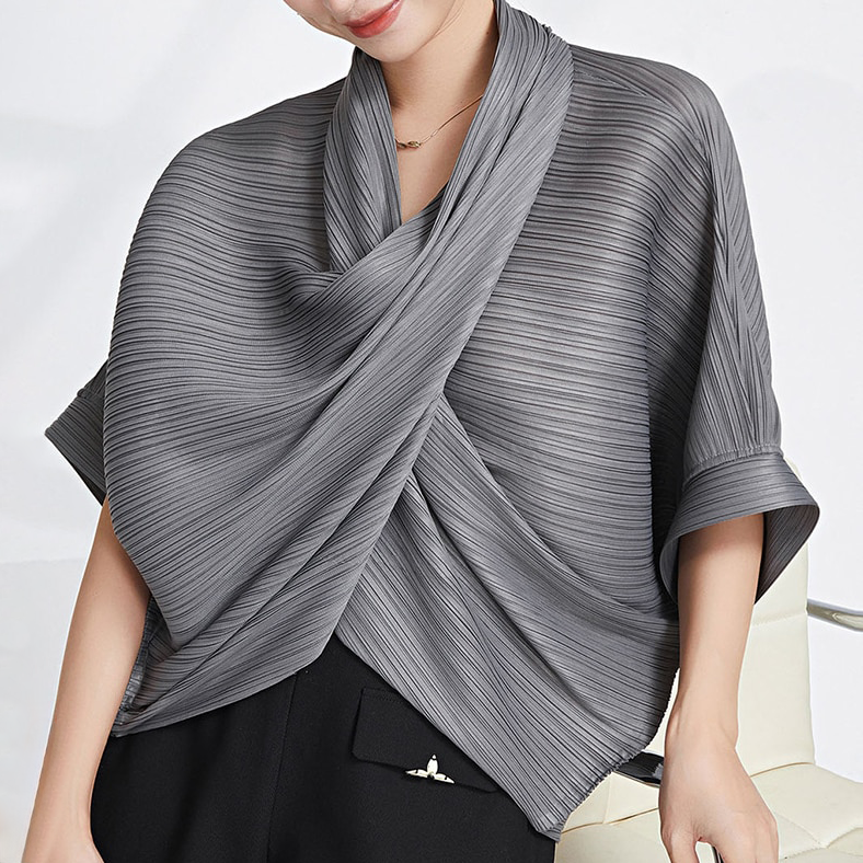 Izy Lynden Intricate Pleated Blouse