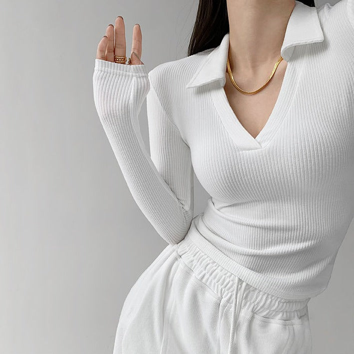 Calienne Slim-Fit Ribbed Polo Shirt