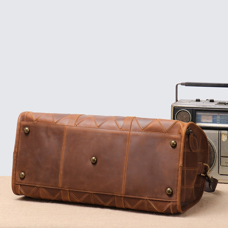 Parker Vintage Genuine Leather Duffle Bag