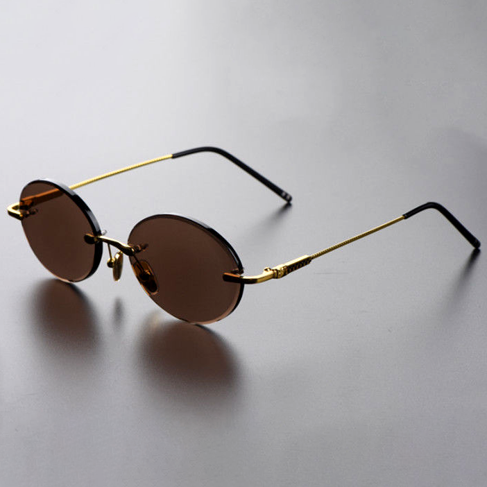 Vivian Vintage Oval Sunglasses