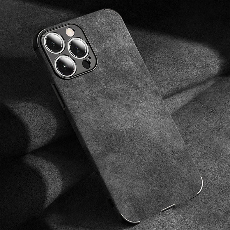 XenoFrame Vintage Vegan Leather Iphone Case