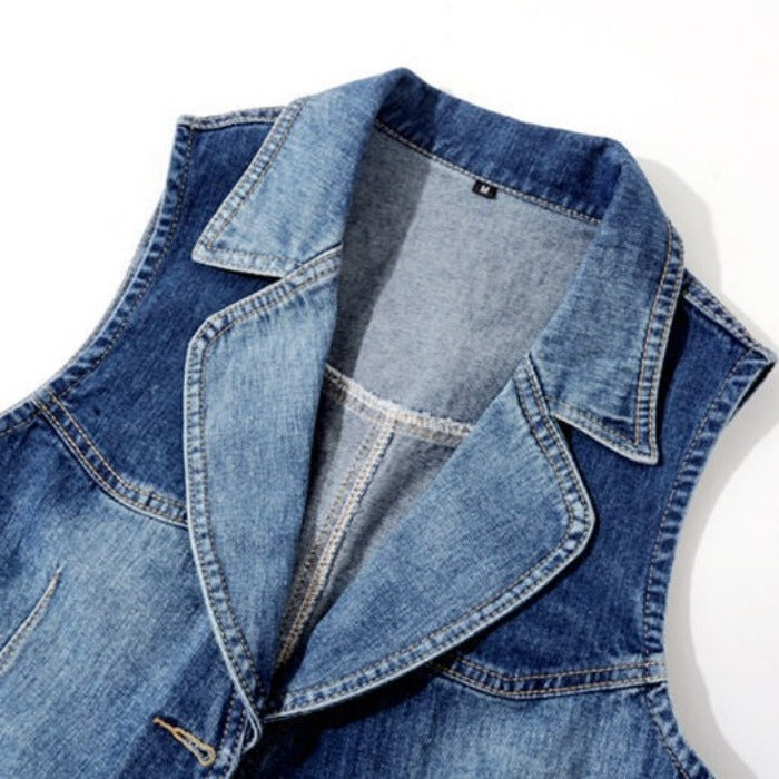 Ava Trendy Denim Vest