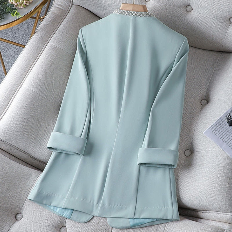 Emilia-Calou Elegant Slim Fit Blazer