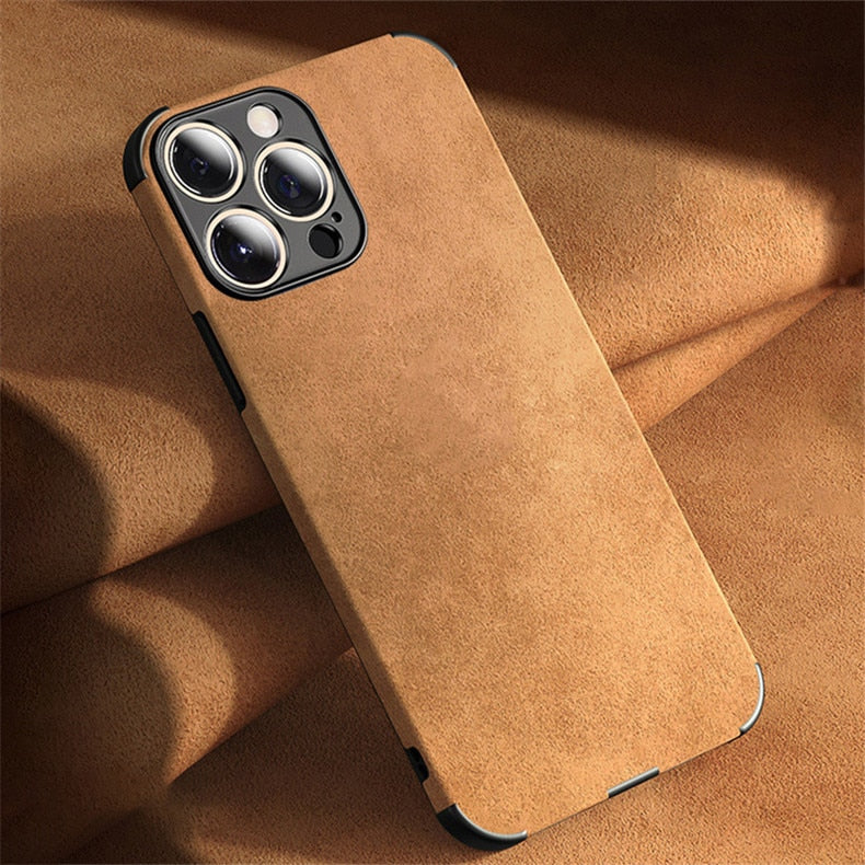 XenoFrame Vintage Vegan Leather Iphone Case