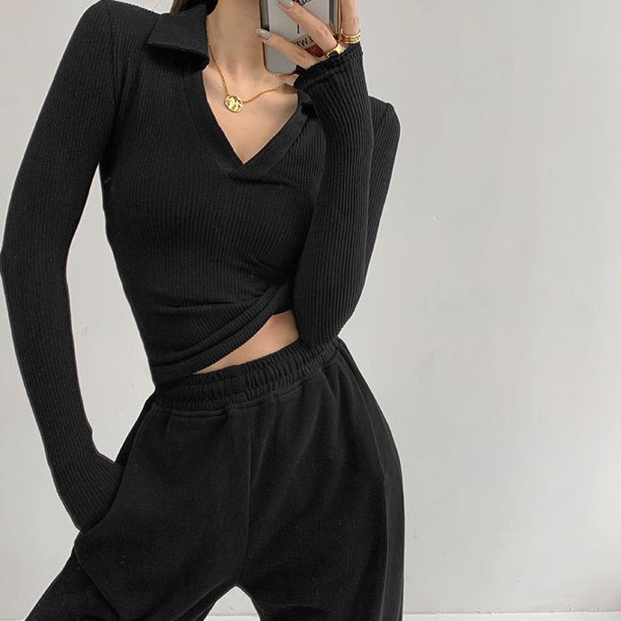 Calienne Slim-Fit Ribbed Polo Shirt