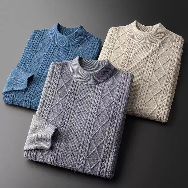 Clinton Classic Mock Neck Sweater