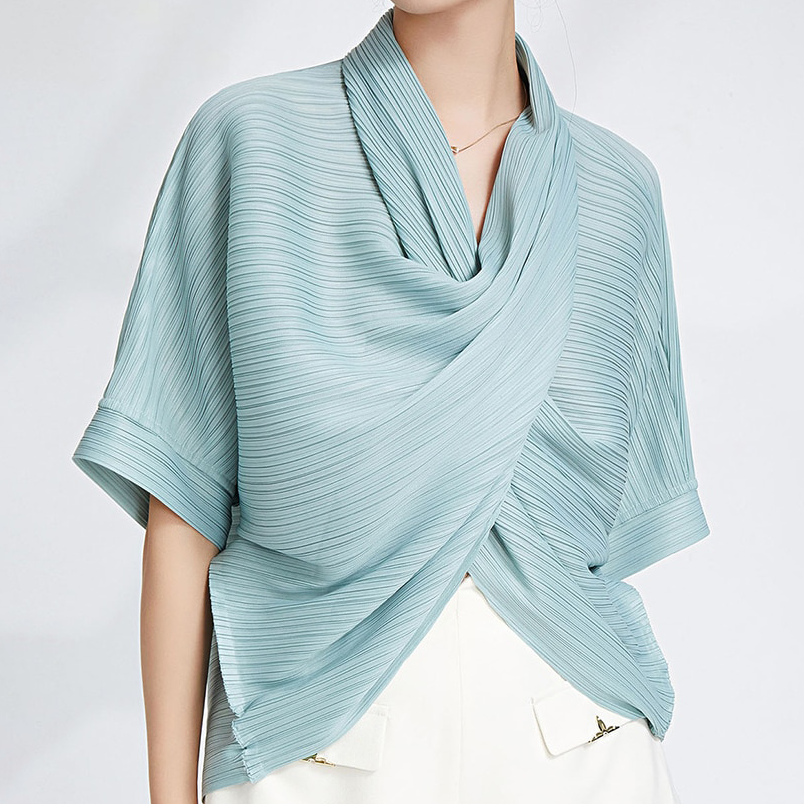 Izy Lynden Intricate Pleated Blouse