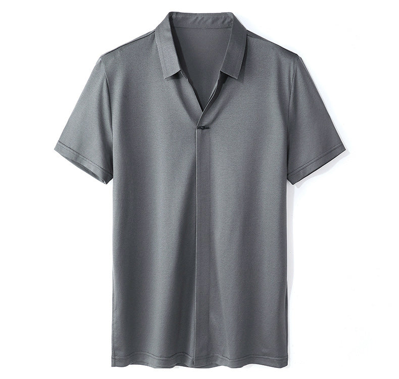 Steven Elegant Silk Polo Shirt