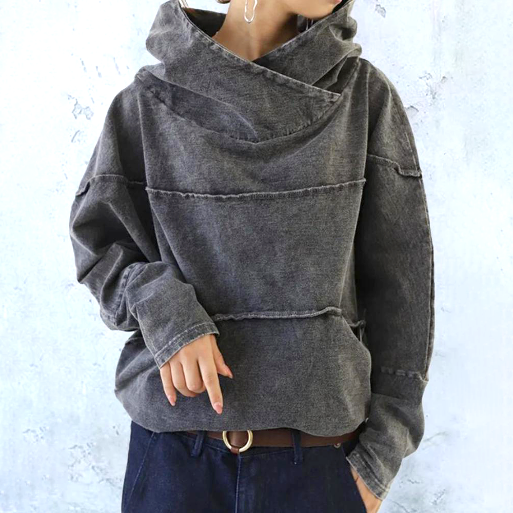 Vintage Denim Hoodie by Lilian-Thouram™