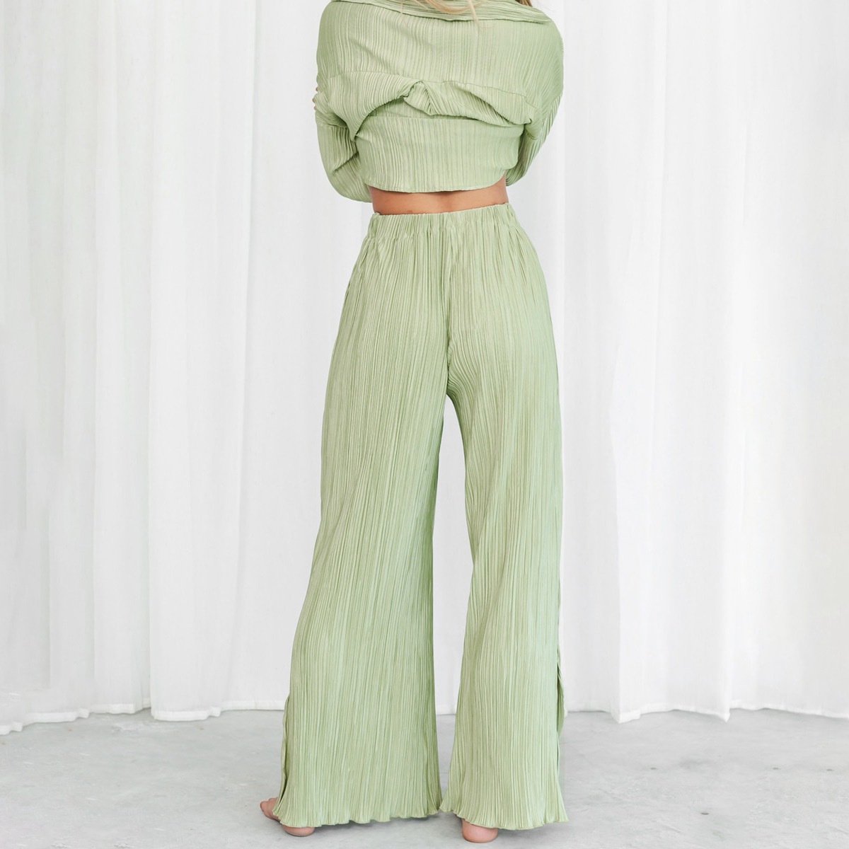 Izy Lynden Intricate Pleated Co-ord Set