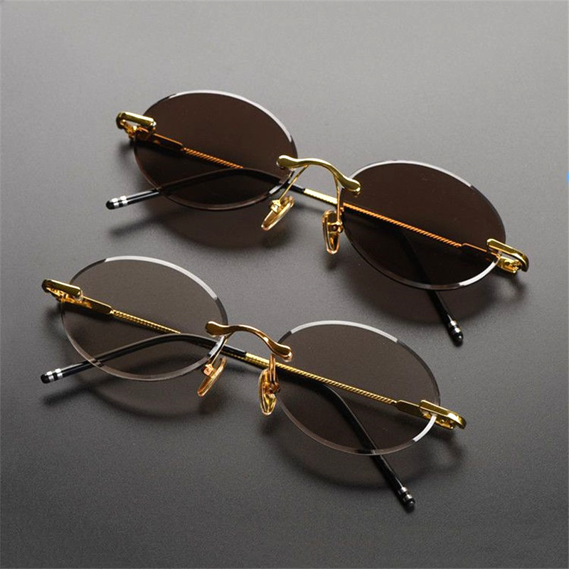 Vivian Vintage Oval Sunglasses