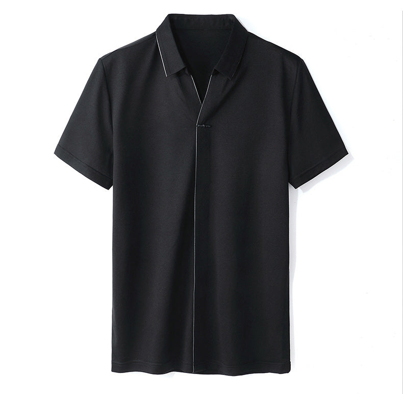 Steven Elegant Silk Polo Shirt