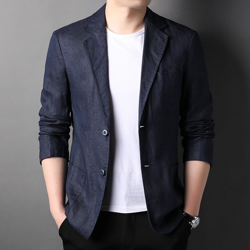 Alexander Tailored Linen Blazer