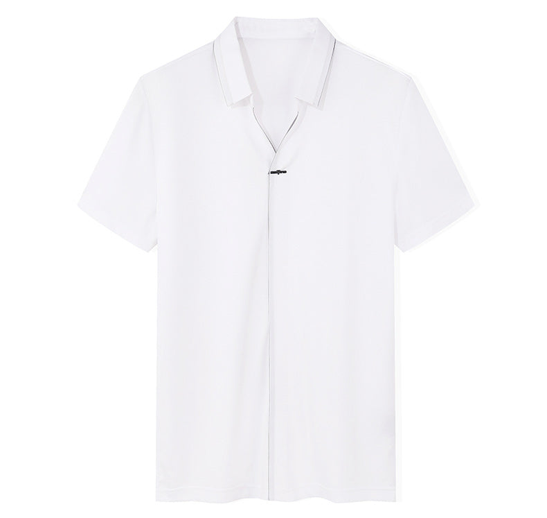 Steven Elegant Silk Polo Shirt