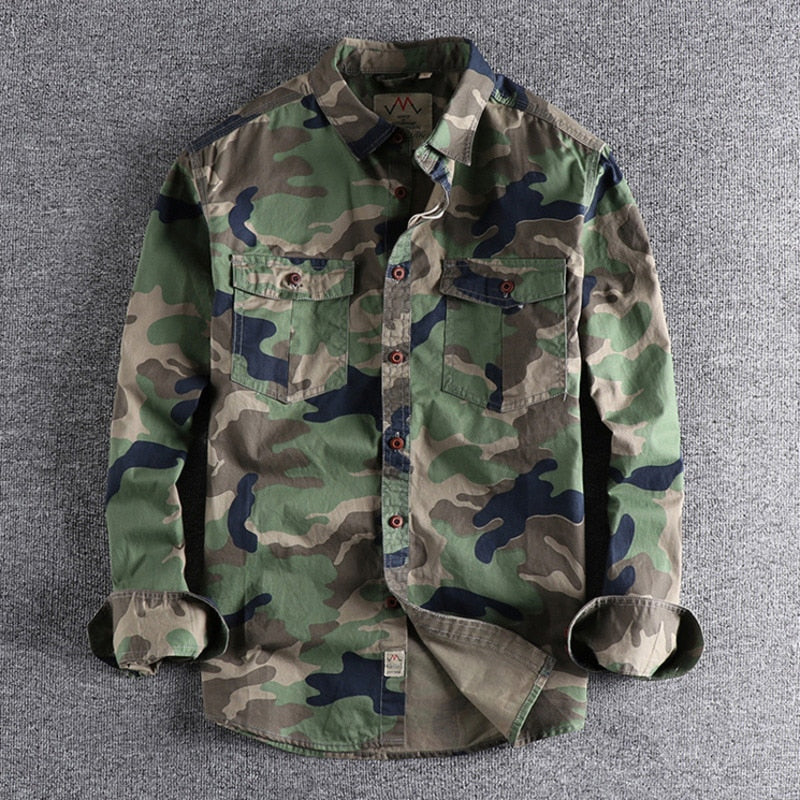 Kings Cross Camo Button Up Shirt