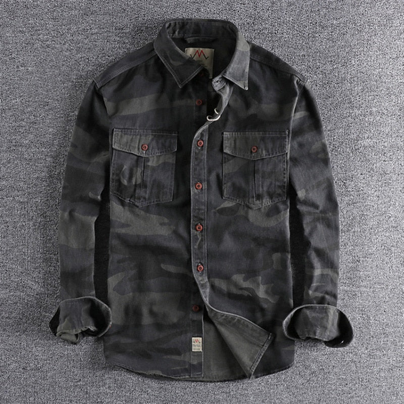 Kings Cross Camo Button Up Shirt