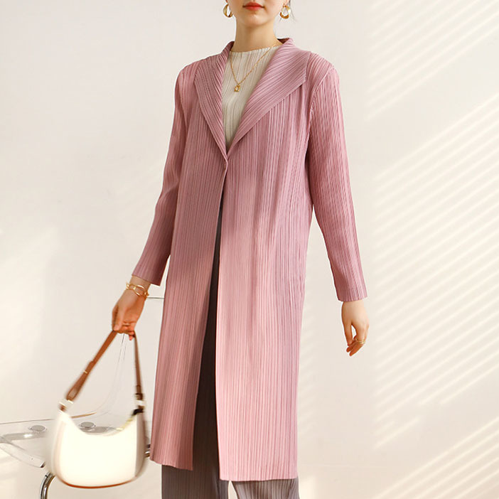 Emilia-Calou Elegant Pleated Coat