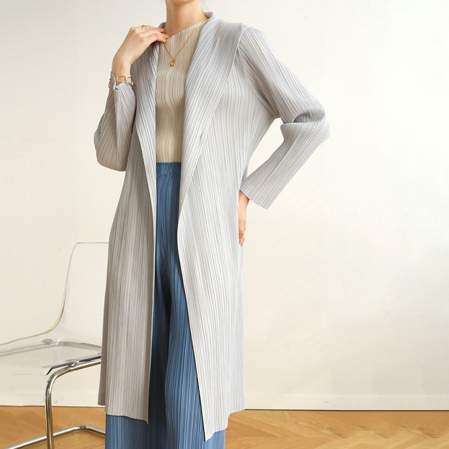 Emilia-Calou Elegant Pleated Coat