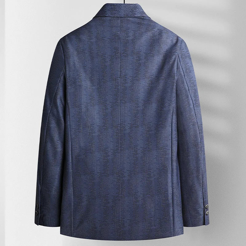 REMY-DOÎR PERUVIAN WAFFLE KNIT BLAZER