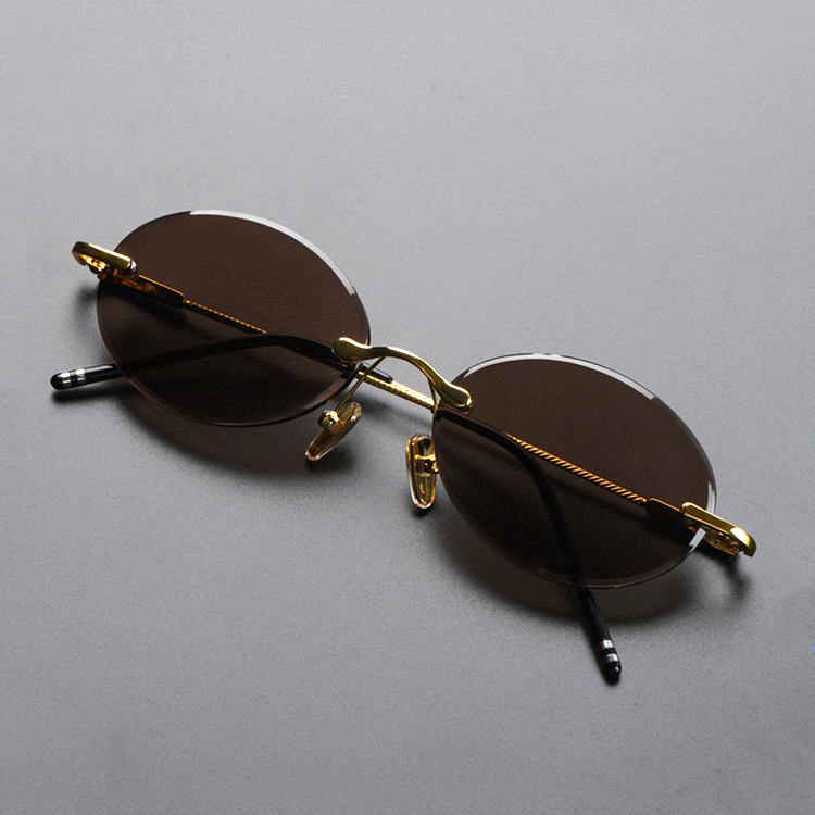 Vivian Vintage Oval Sunglasses