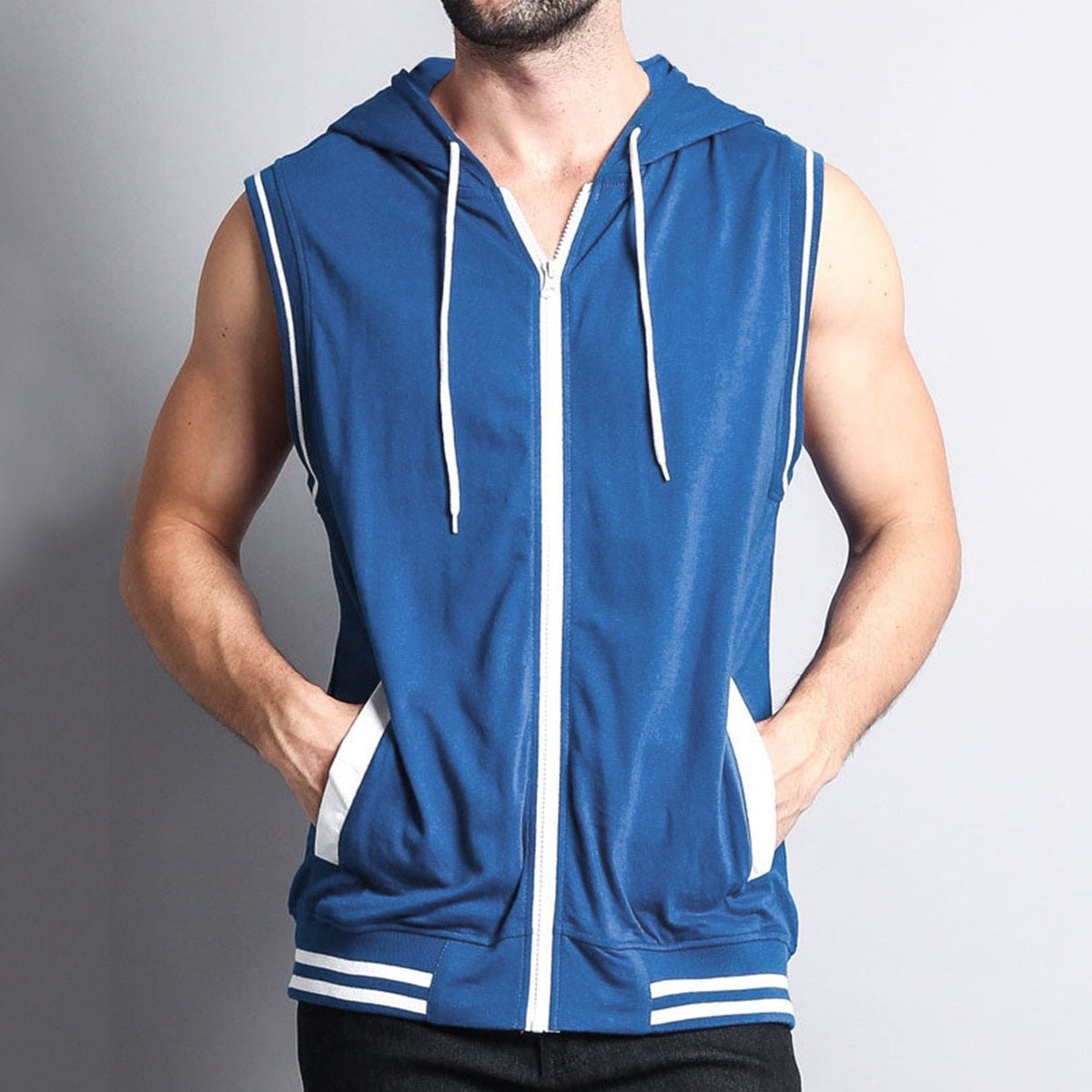 Simon Sporty Sleeveless Hoodie