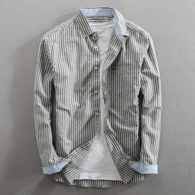 VINCÉNZIO OXFORD COTTON STRIPED SHIRT