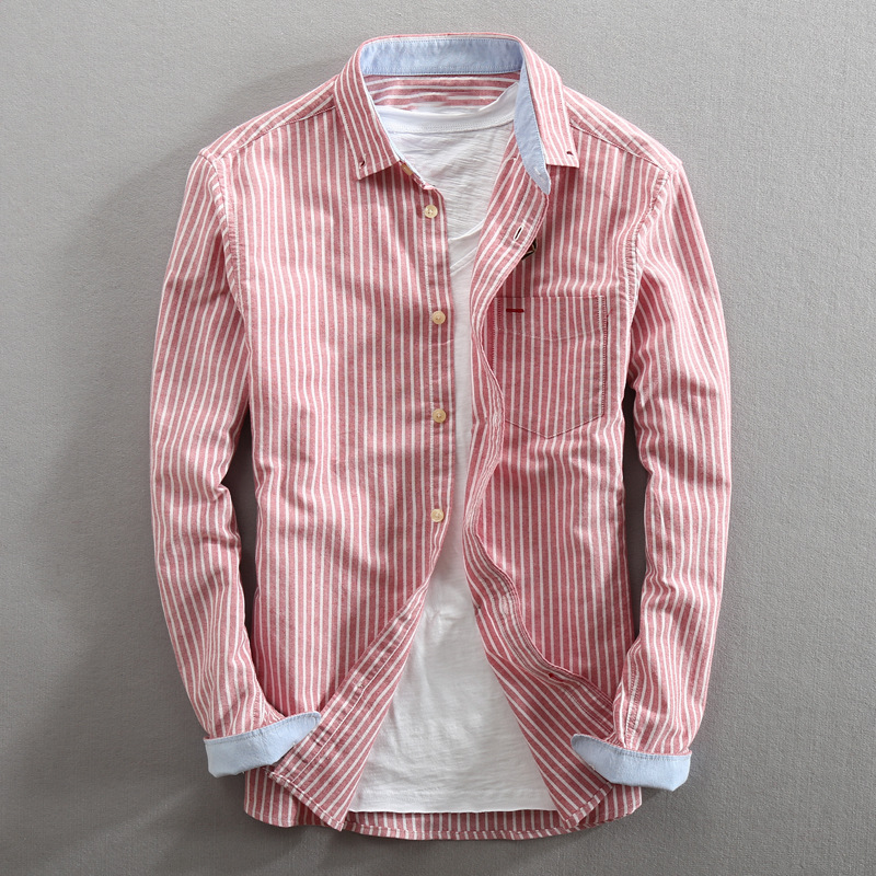 VINCÉNZIO OXFORD COTTON STRIPED SHIRT