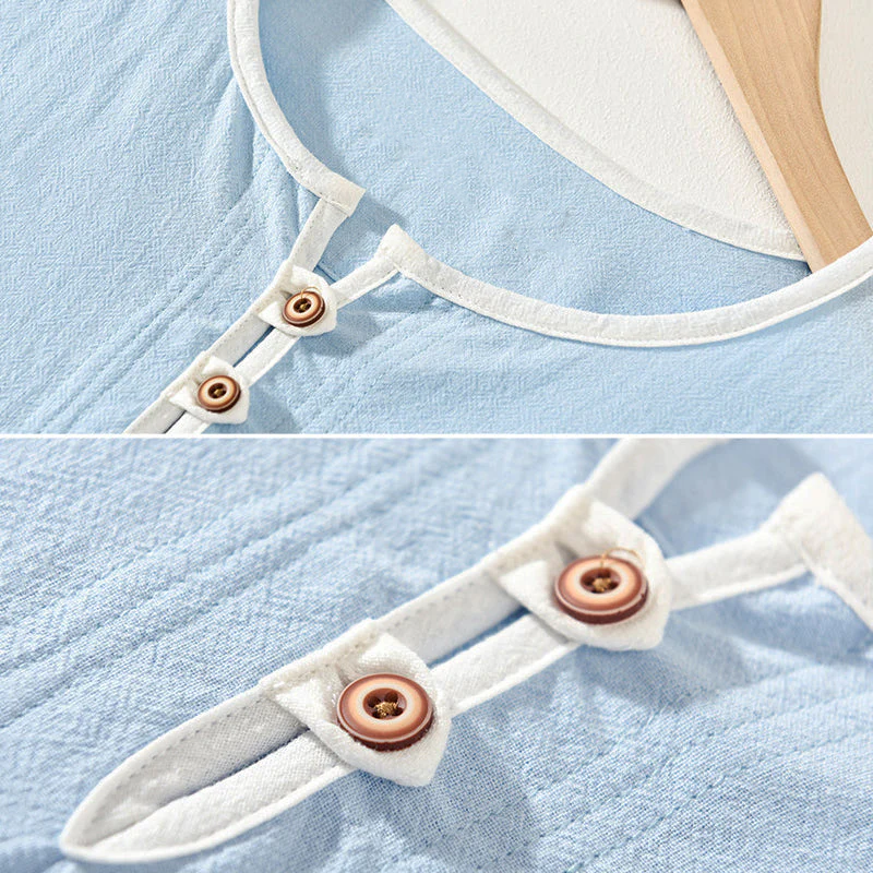 VINCÉNZO COTTON HENLEY SHIRT