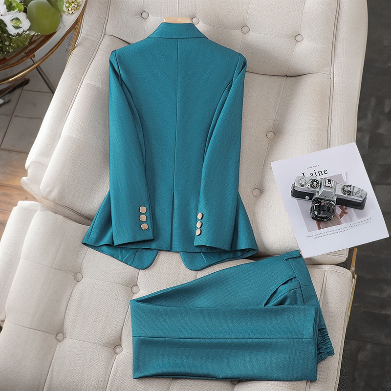 VITTORIA VELURE ELEGANT BLAZER SET