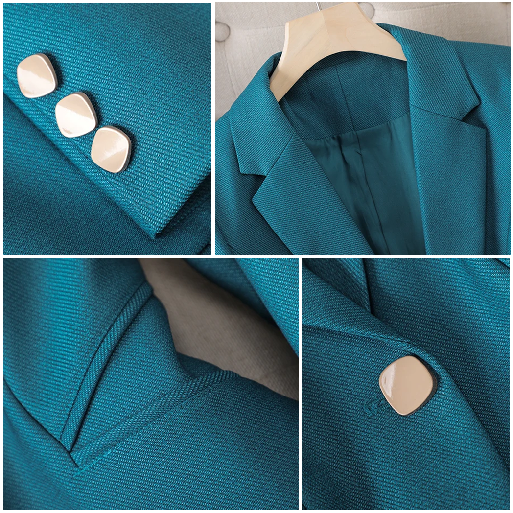 VITTORIA VELURE ELEGANT BLAZER SET