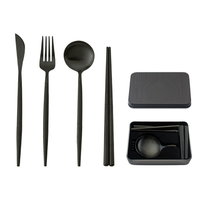 PrestigeCraft™️ Detachable 4pc Cutlery Set