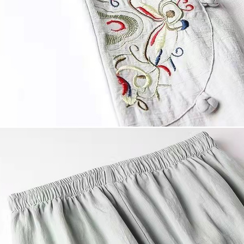 ARMONIA-SETOSA LITEBREEZE™️ LINEN PALAZZO PANTS