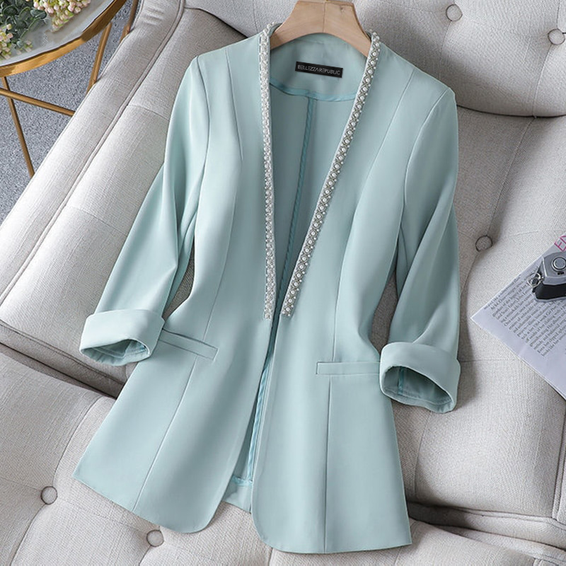 Emilia-Calou Elegant Slim Fit Blazer