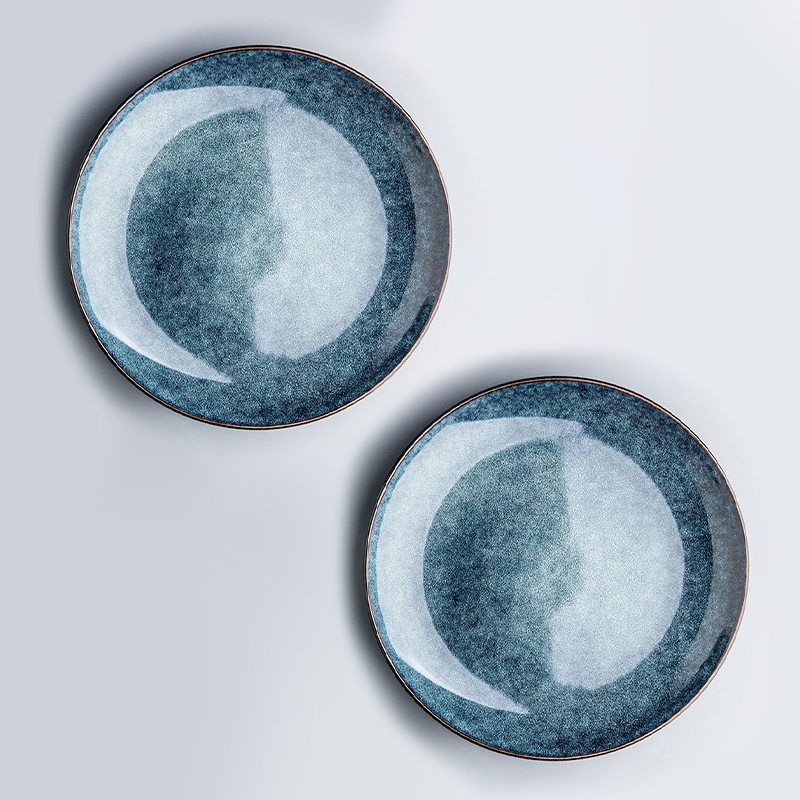 Azure Luxurious Ceramic Plate