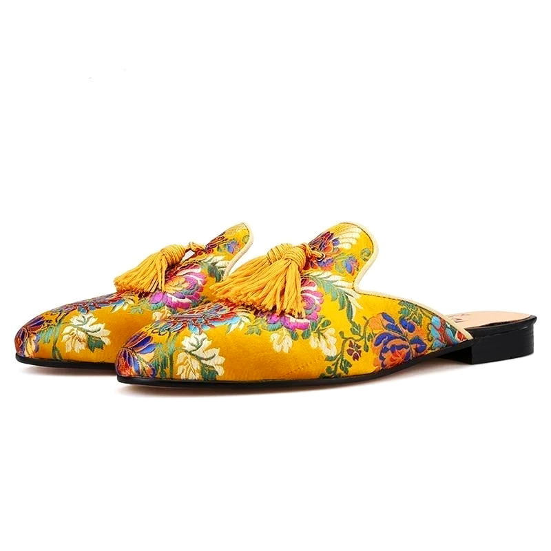Avery Delicate Tassel Flat Mules