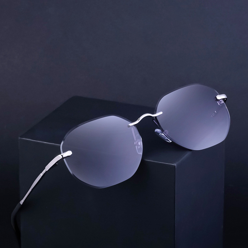 Ember Vintage Rimless Sunglasses