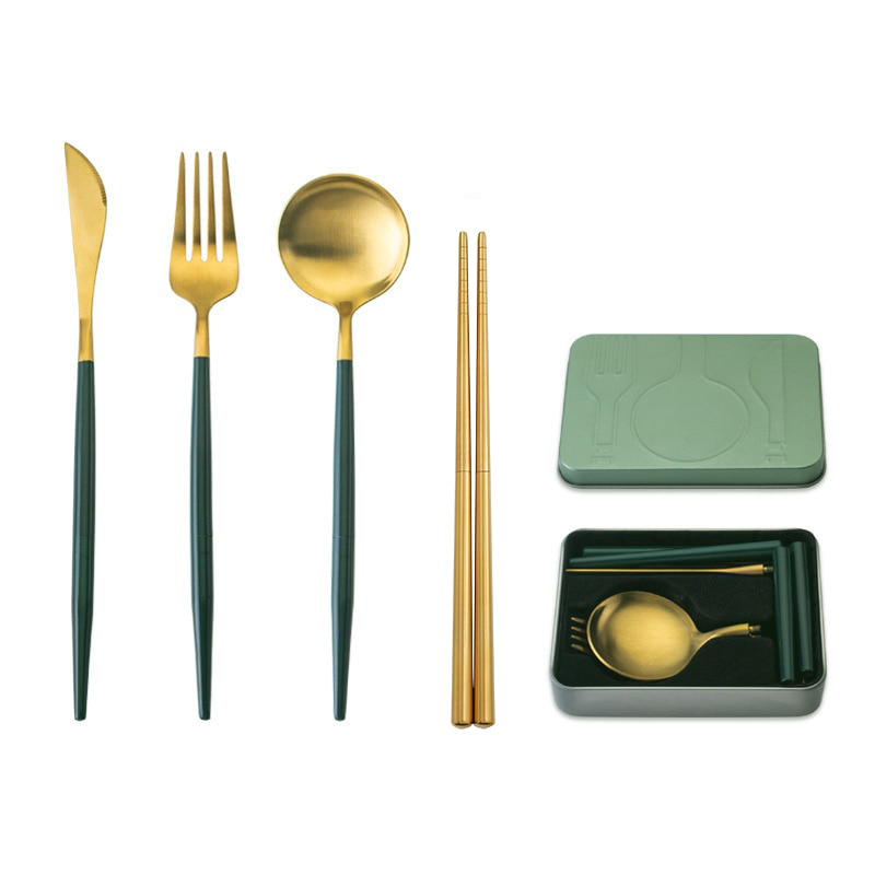 PrestigeCraft™️ Detachable 4pc Cutlery Set