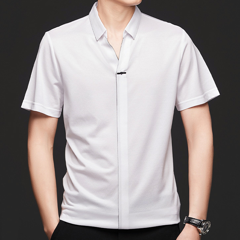 Steven Elegant Silk Polo Shirt