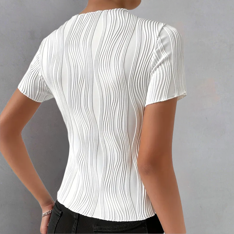 Calienne Contemporary Crewneck Top