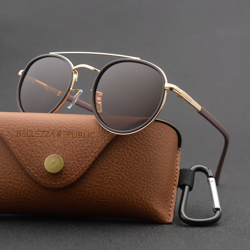 Celeste Vintage Round Sunglasses
