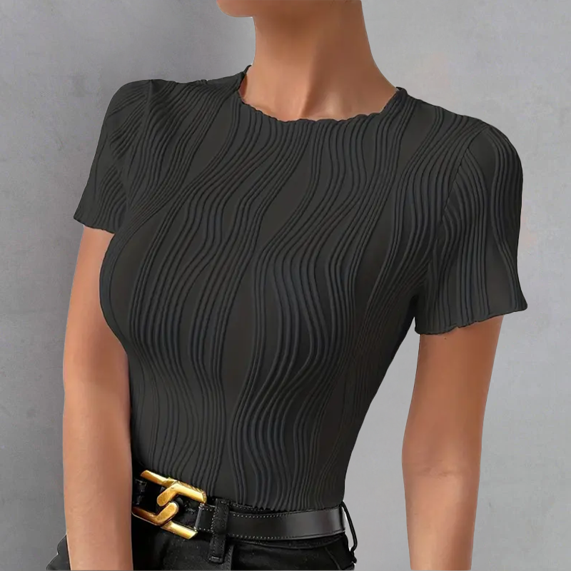 Calienne Contemporary Crewneck Top