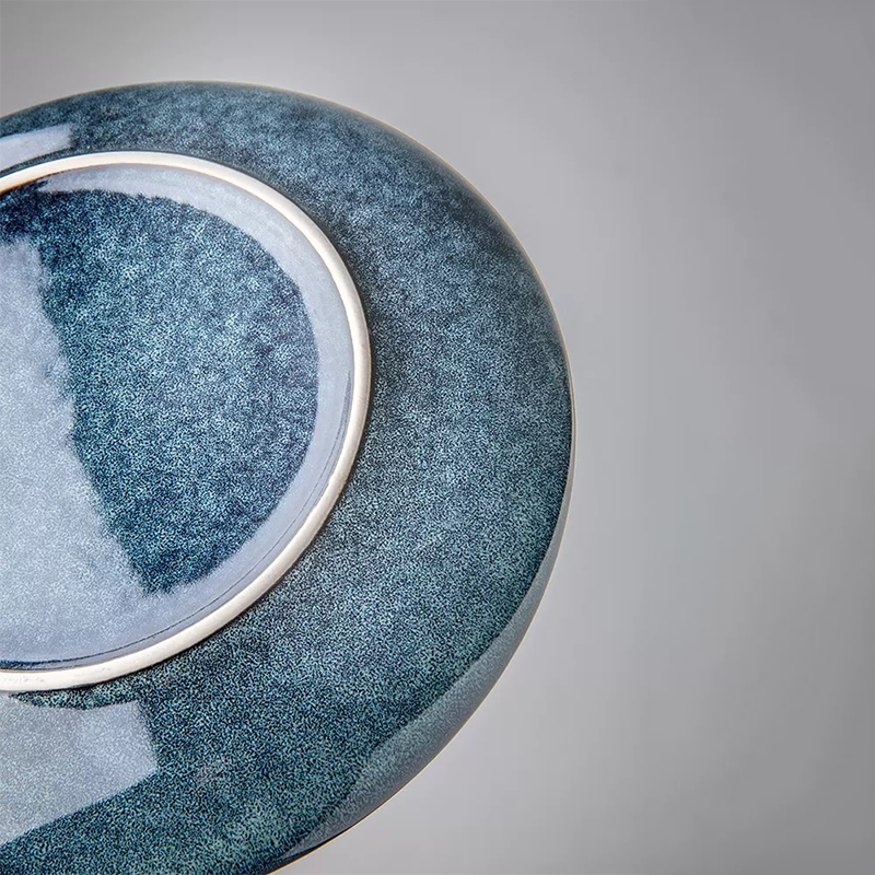 Azure Luxurious Ceramic Plate