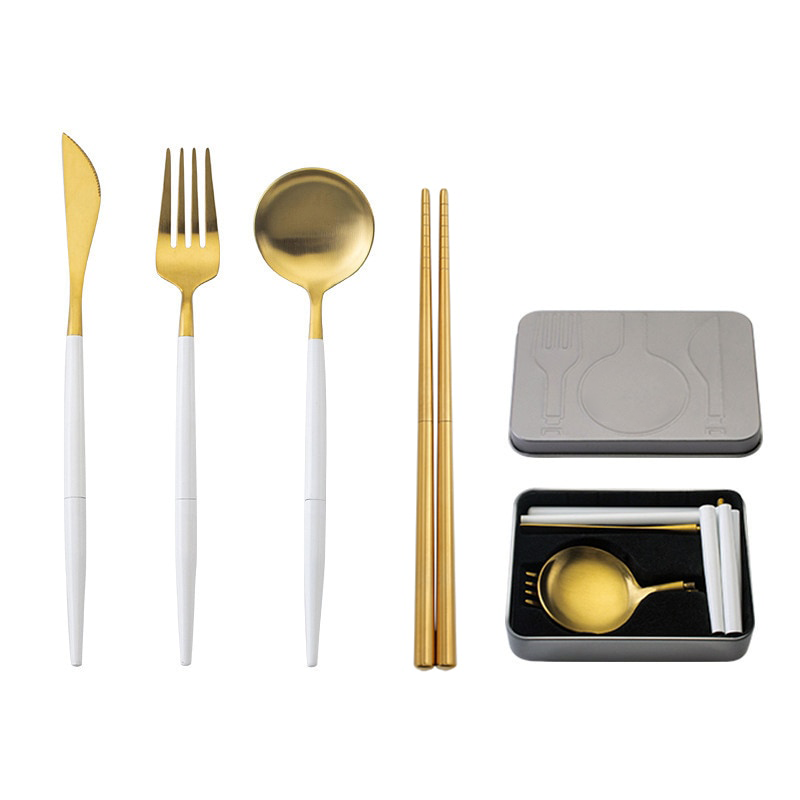 PrestigeCraft™️ Detachable 4pc Cutlery Set