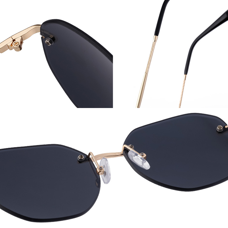 Ember Vintage Rimless Sunglasses